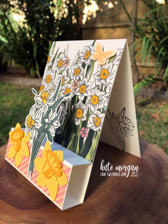 Garden Greenhouse Bundle card side view by Kate Morgan, Stampin Up Australia 2022