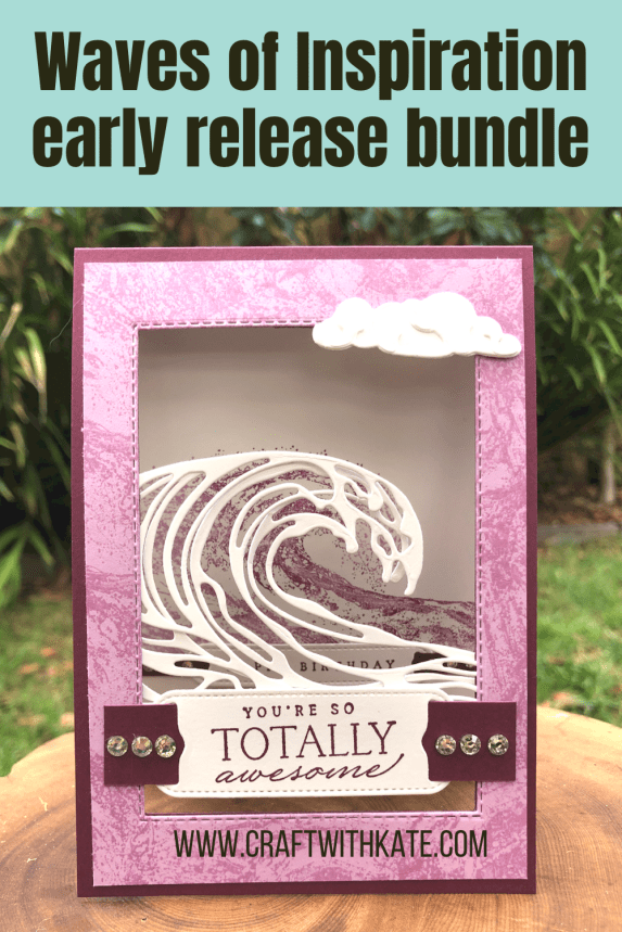 Feminine Waves of Inspiration by Kate Morgan, Stampin Up Australia 2022 Sneak Peek.