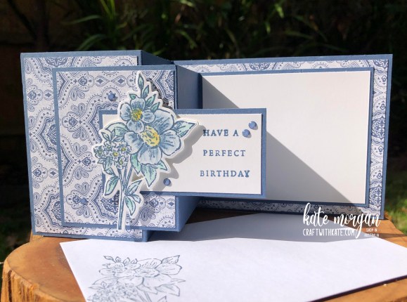 Blessings of Home Z Fancy Fold card by Kate Morgan, Stampin Up Australia 2022