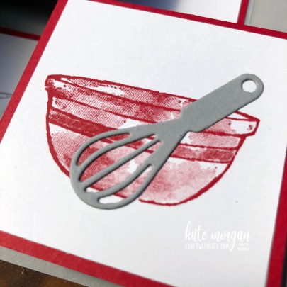 Double Pop Up Gatefold card using Stampin Up What's Cookin by Kate Morgan, Australia 2022.