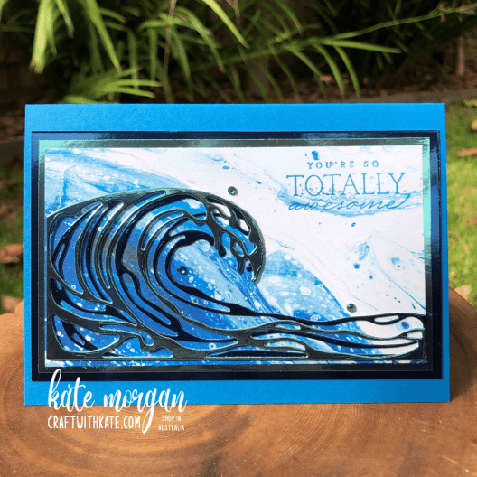 Waves of Inspiration and Ocean by Kate Morgan, Stampin Up Australia 2022