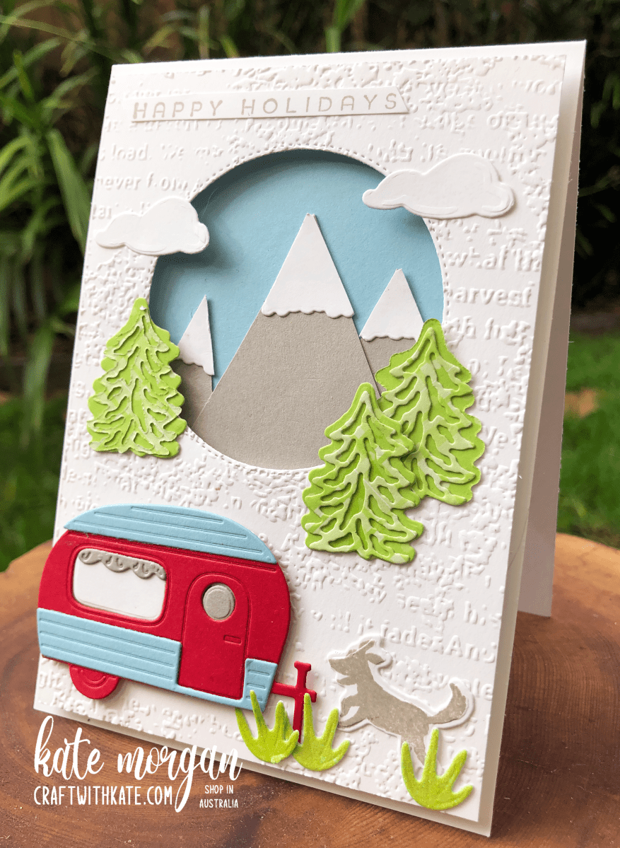 Christmas Holiday Travel card Kate Independent Stampin Up