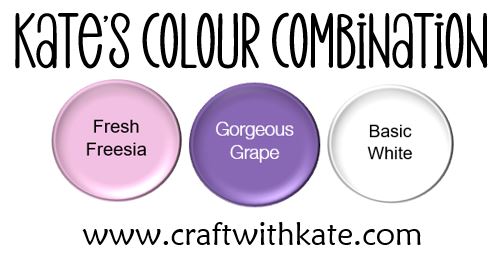 Fresh Freesia Gorgeous Grape Basic White