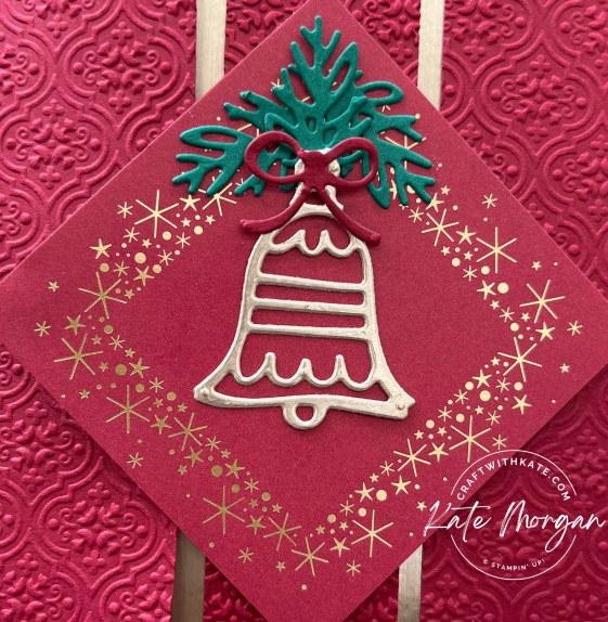 Decorated Pine Fancy Fold card by Kate Morgan, Stampin Up Auatralia 2022