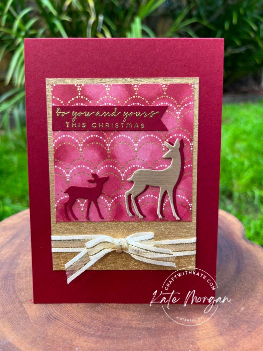 One Sheet Wonder Lights Aglow card 1 by Kate Morgan, Stampin Up Australia 2022