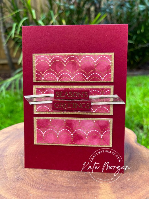 One Sheet Wonder Lights Aglow card 3 by Kate Morgan, Stampin Up Australia 2022