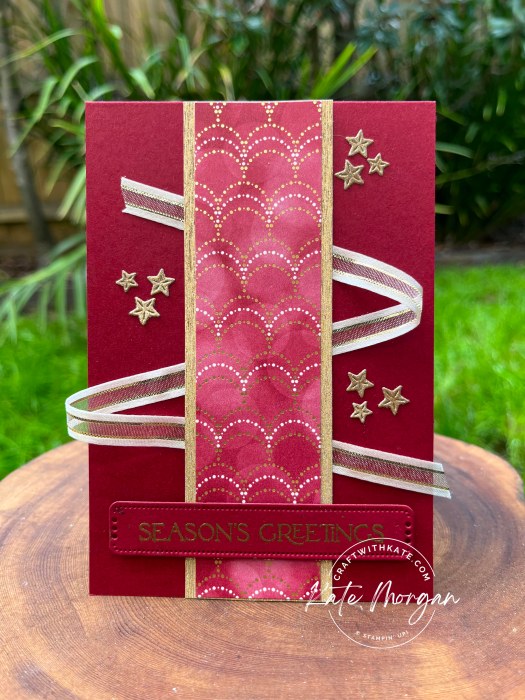 One Sheet Wonder Lights Aglow card 4 by Kate Morgan, Stampin Up Australia 2022