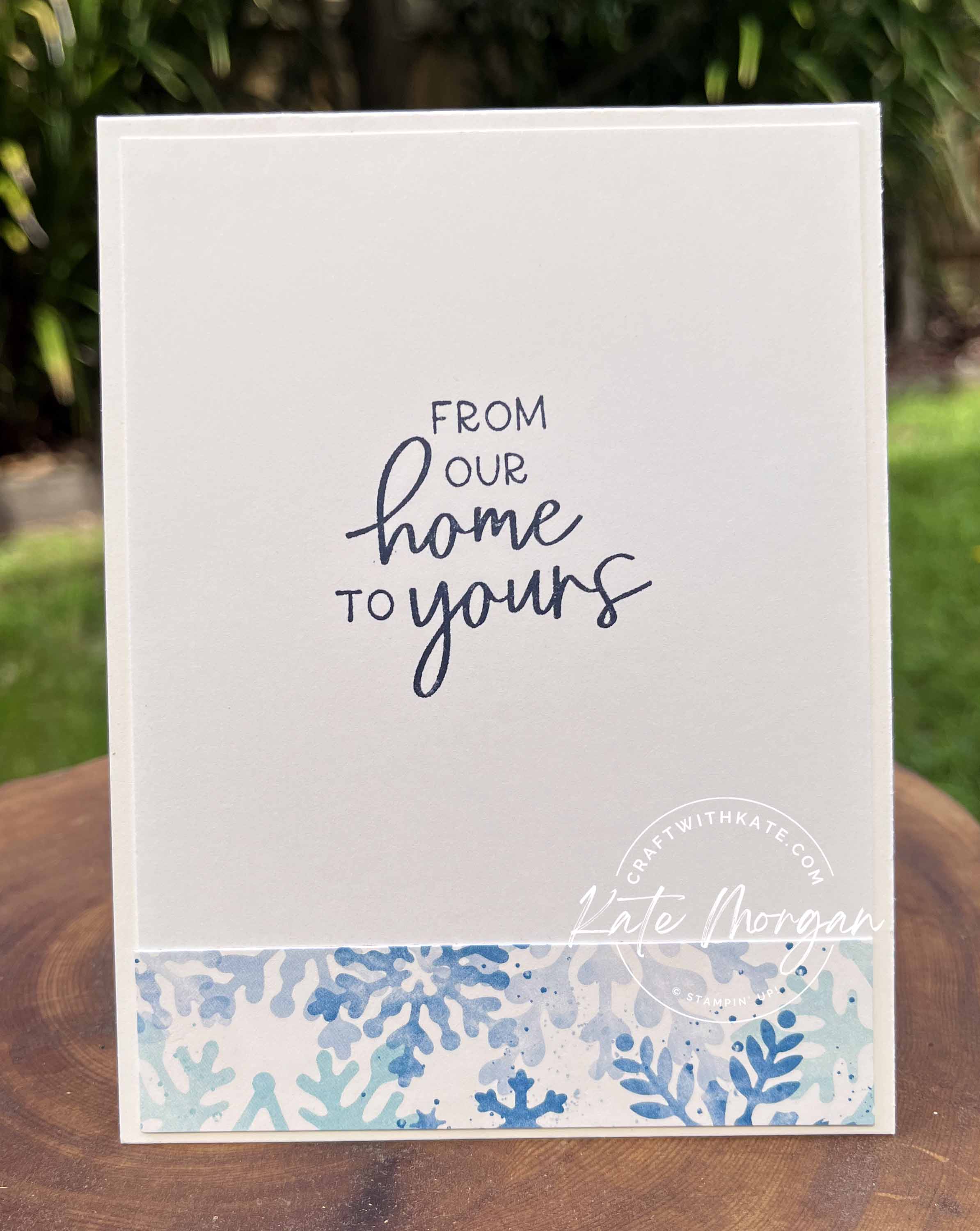 Christmas Shaker card using Stampin Up Storybook Gnomes DSP, Framed Florets dies by Kate Morgan, Australia 2022 inside