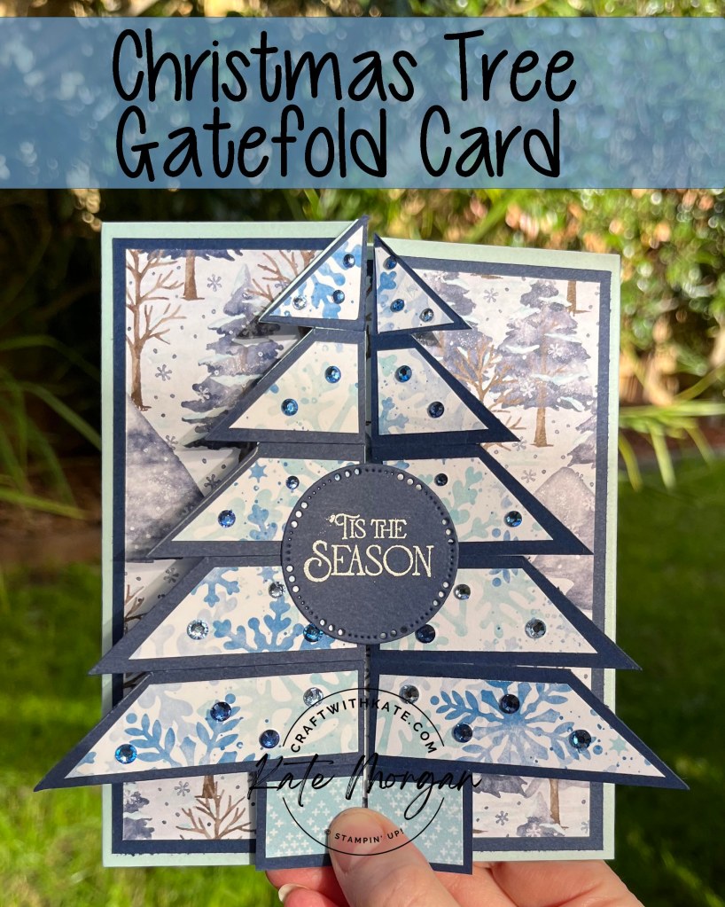 Christmas Tree Gatefold card Kate Independent Stampin Up