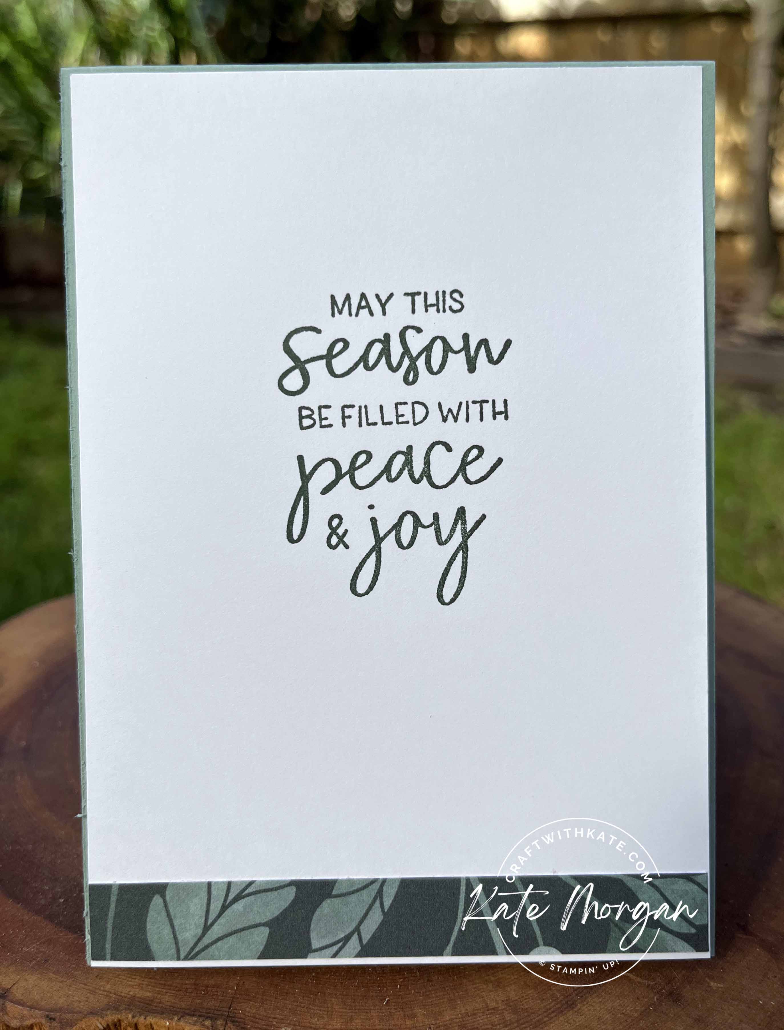 Framed &amp; Festive with Framed Florets by Kate Morgan, Stampin Up Australia 2022 early release inside