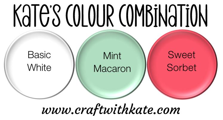 Colour Combination - Basic White Mint macaron Sweet Sorbet