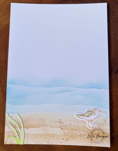 Coffee with Friends Azure Afternoon colour creations blog hop 2023 by Kate Morgan, Stampin Up Australia 2023 inside