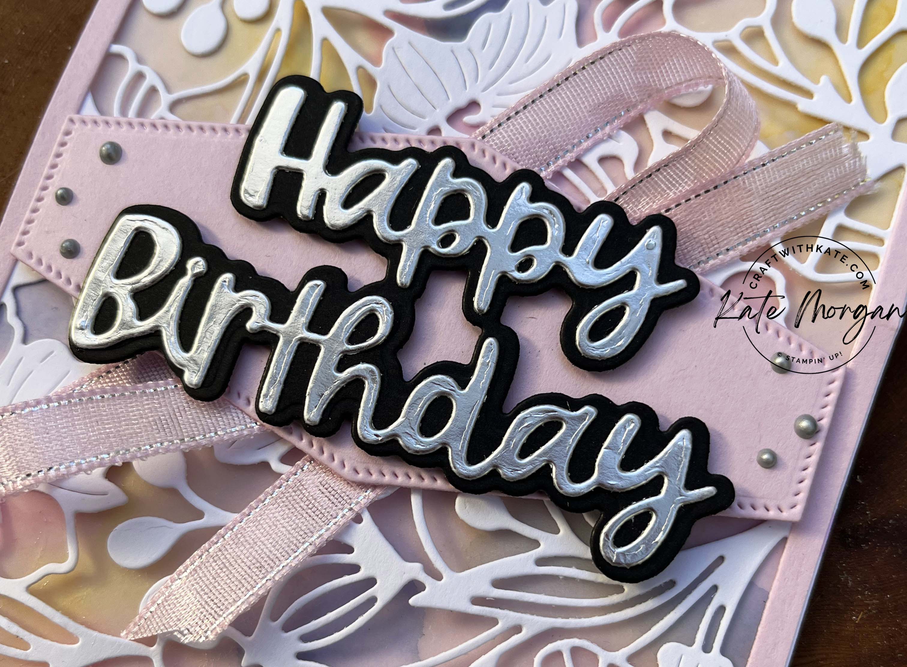 Ink Blending Technique Bubble Bath colour creations blog hop 2023 by Kate Morgan, Stampin Up Australia 2023 happy birthday