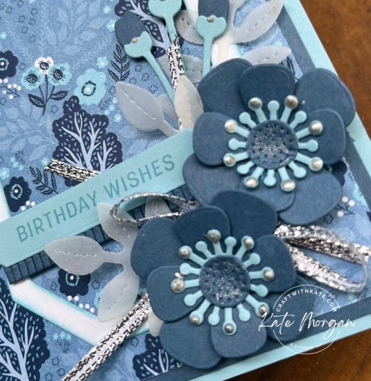 Countryside Inn Bookmark card for Balmy Blue Colour Creations Blog Hop by Kate Morgan, Stampin Up Australia 2023 detail