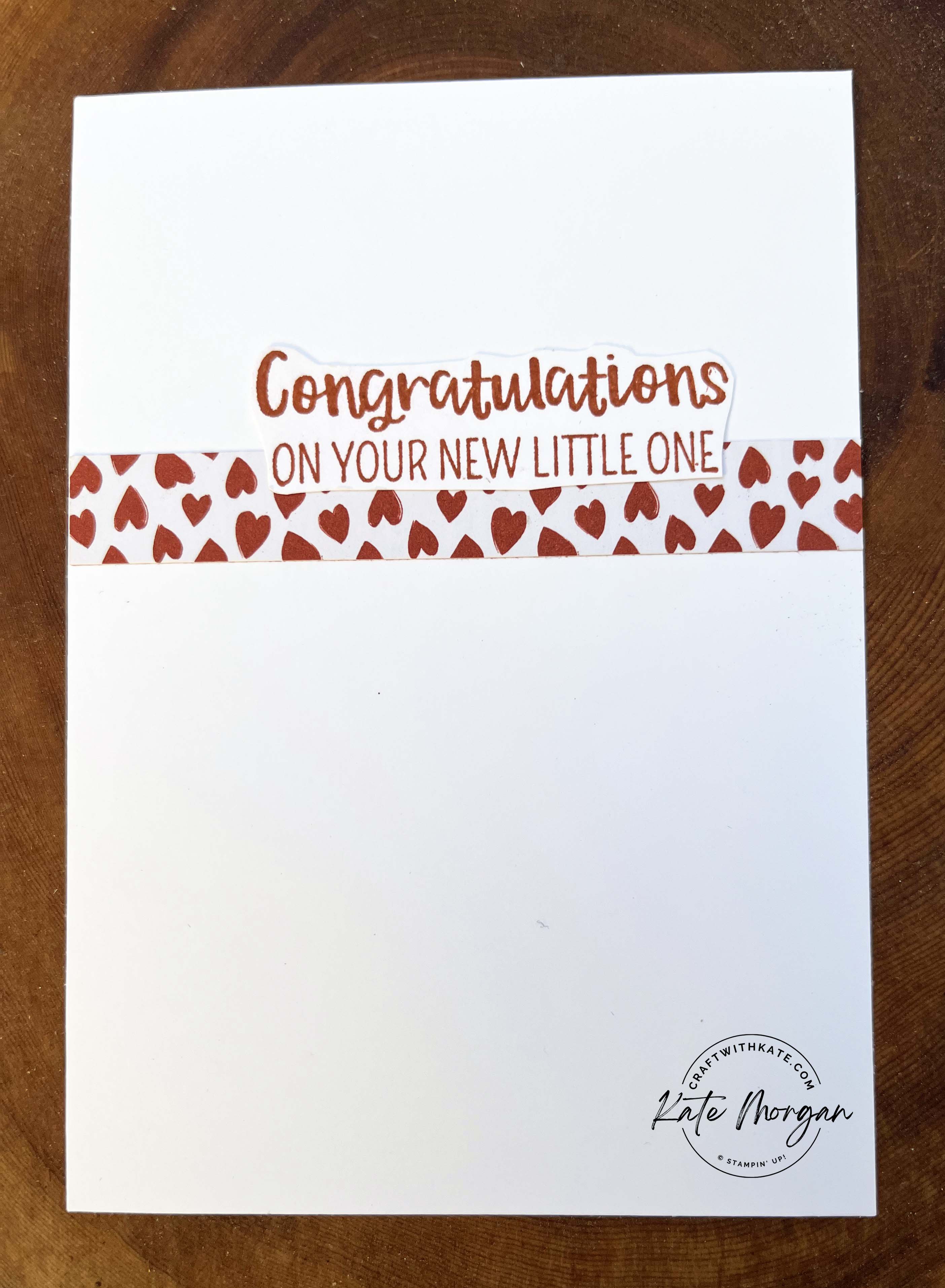 Little Dreamers Baby card by Kate Morgan, Stampin Up Australia 2023 Cajun Craze Colour Creations Blog Hop insert