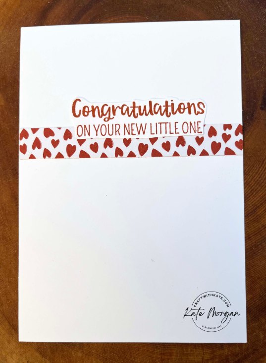 Little Dreamers Baby card by Kate Morgan, Stampin Up Australia 2023 Cajun Craze Colour Creations Blog Hop insert