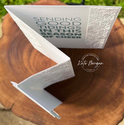 Swing and Sway Card Joy of Chrstmas, Heart of Christmas Blog Hop by Kate Morgan, Stampin Up Australia 2023 top