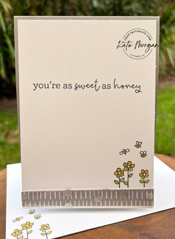 Fluffiest Friends Card for Gray Granite Colour Creations blog hop by Kate Morgan, Stampin Up Australia 2023 inside