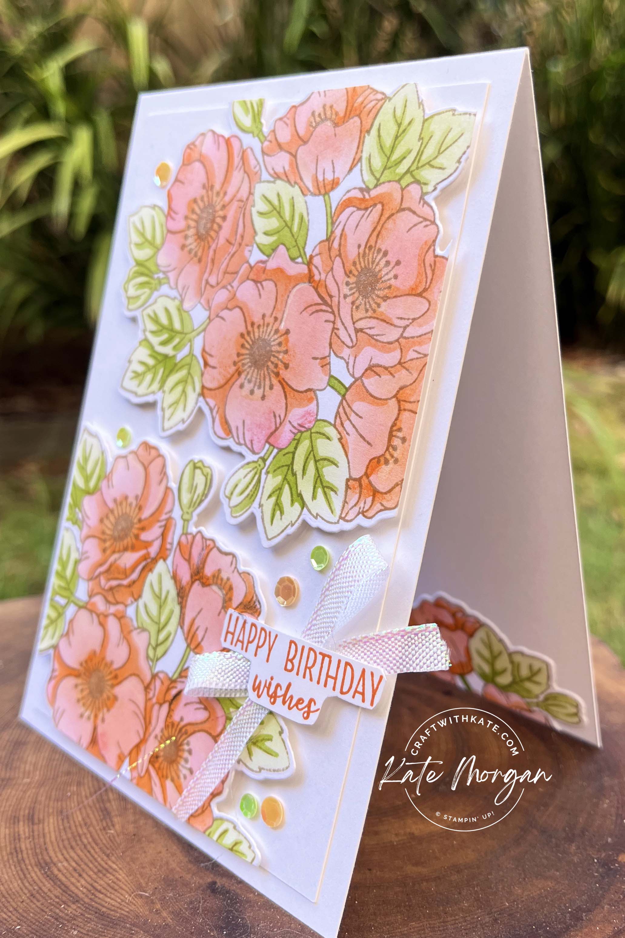 Enduring Beauty card Pumpkin Pie Colour Creations Blog Hop by Kate Morgan Stampin Up Australia 2024 inside