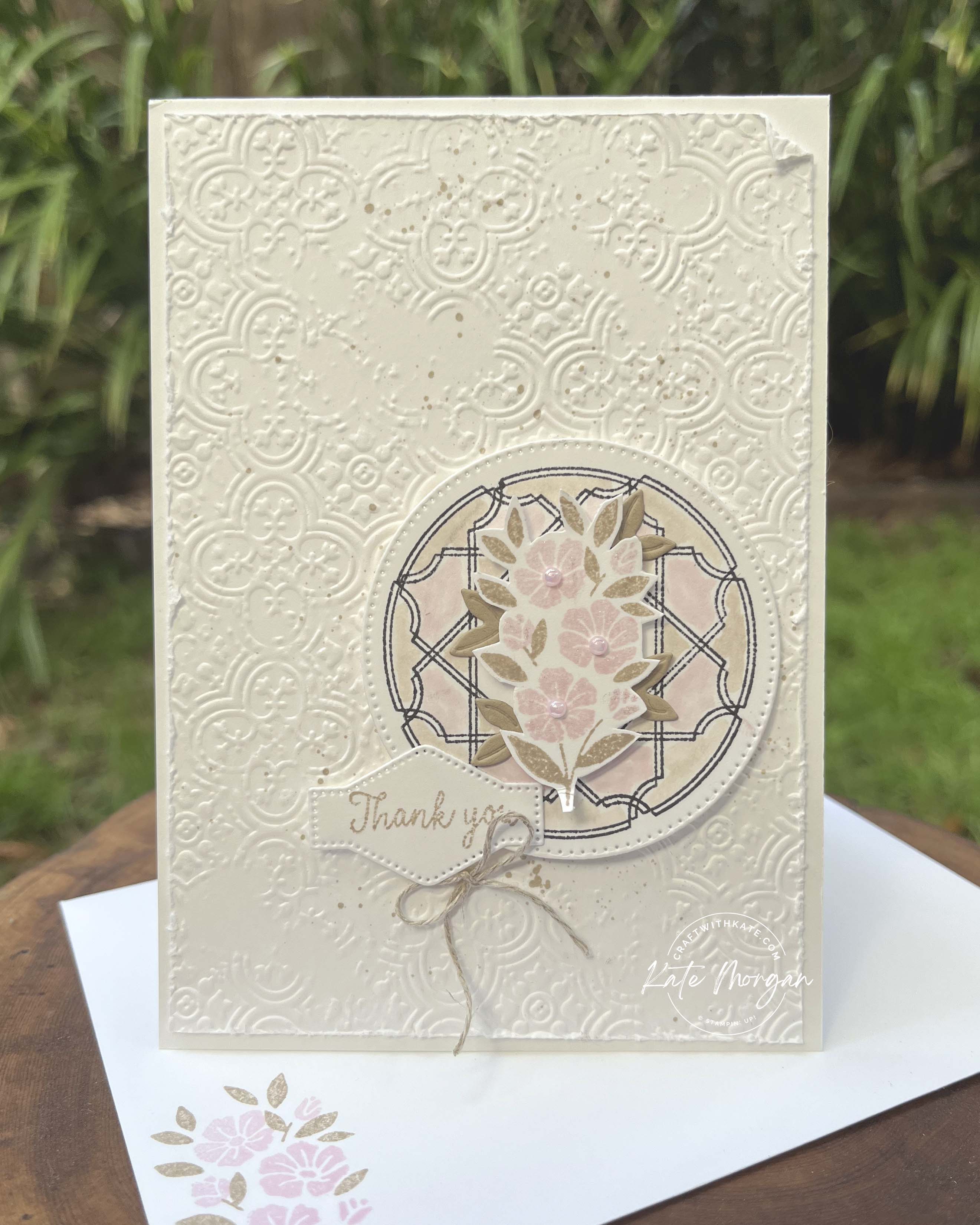 Labeled with Love Card for Crumb Cake Colour Creations Blog Hop by Kate Morgan Stampin Up Australia 2024