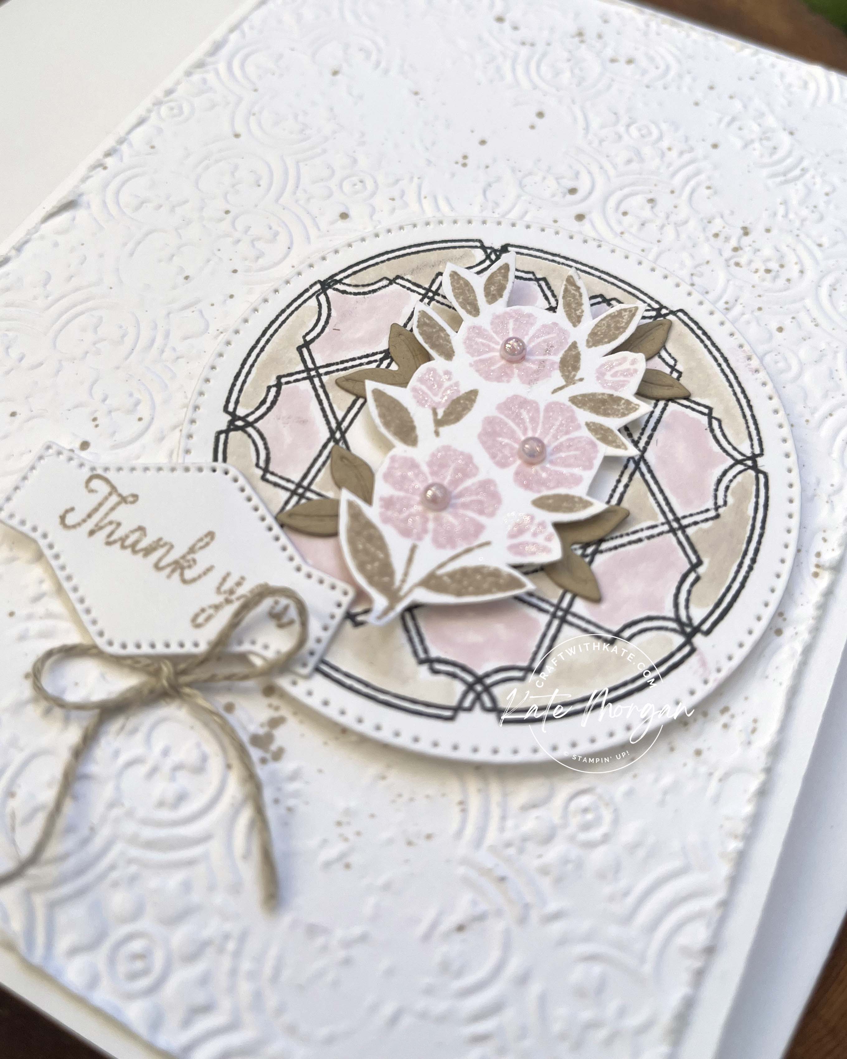 Labeled with Love vintage card for Crumb Cake Colour Creations Blog Hop by Kate Morgan Stampin Up Australia 2024