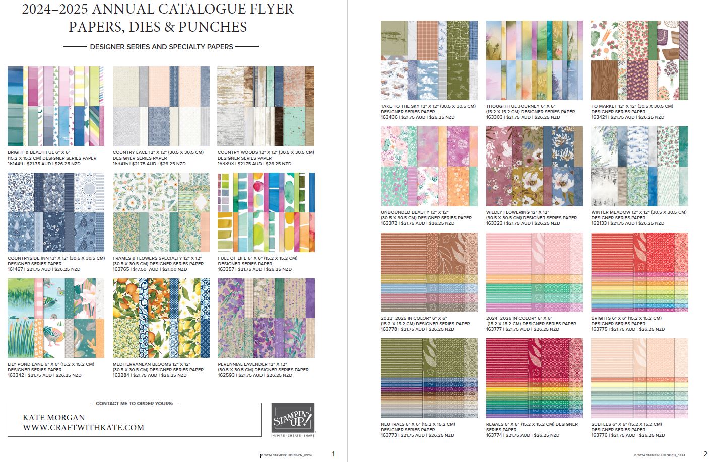 2024-2025 Papers, Dies & Punches Flyer