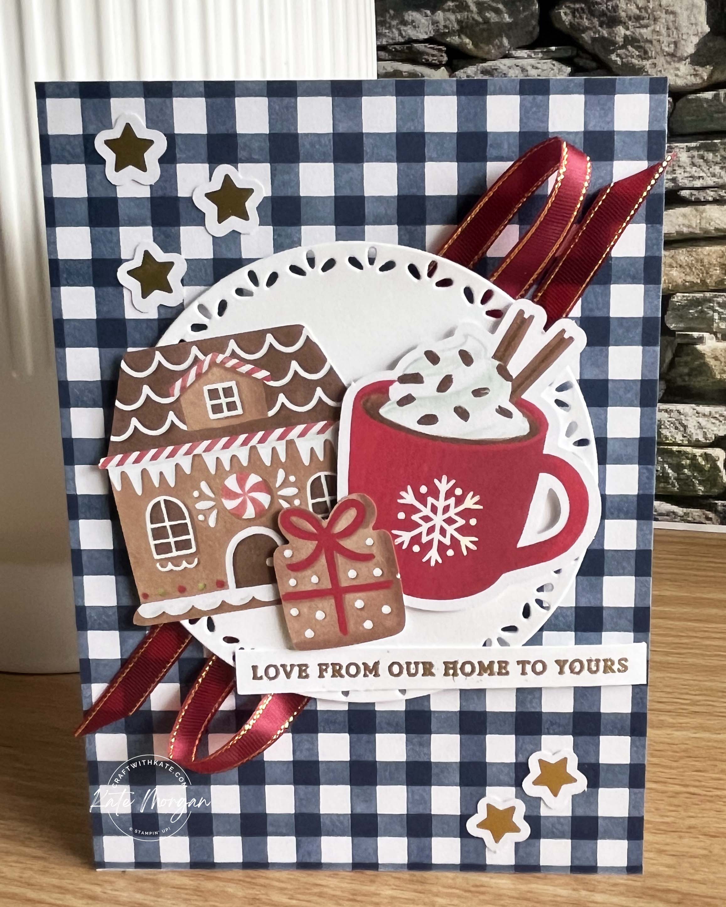 A Little Bit Festive card 2 Week 12 HOC by Kate Morgan, Stampin Up Australia 2024