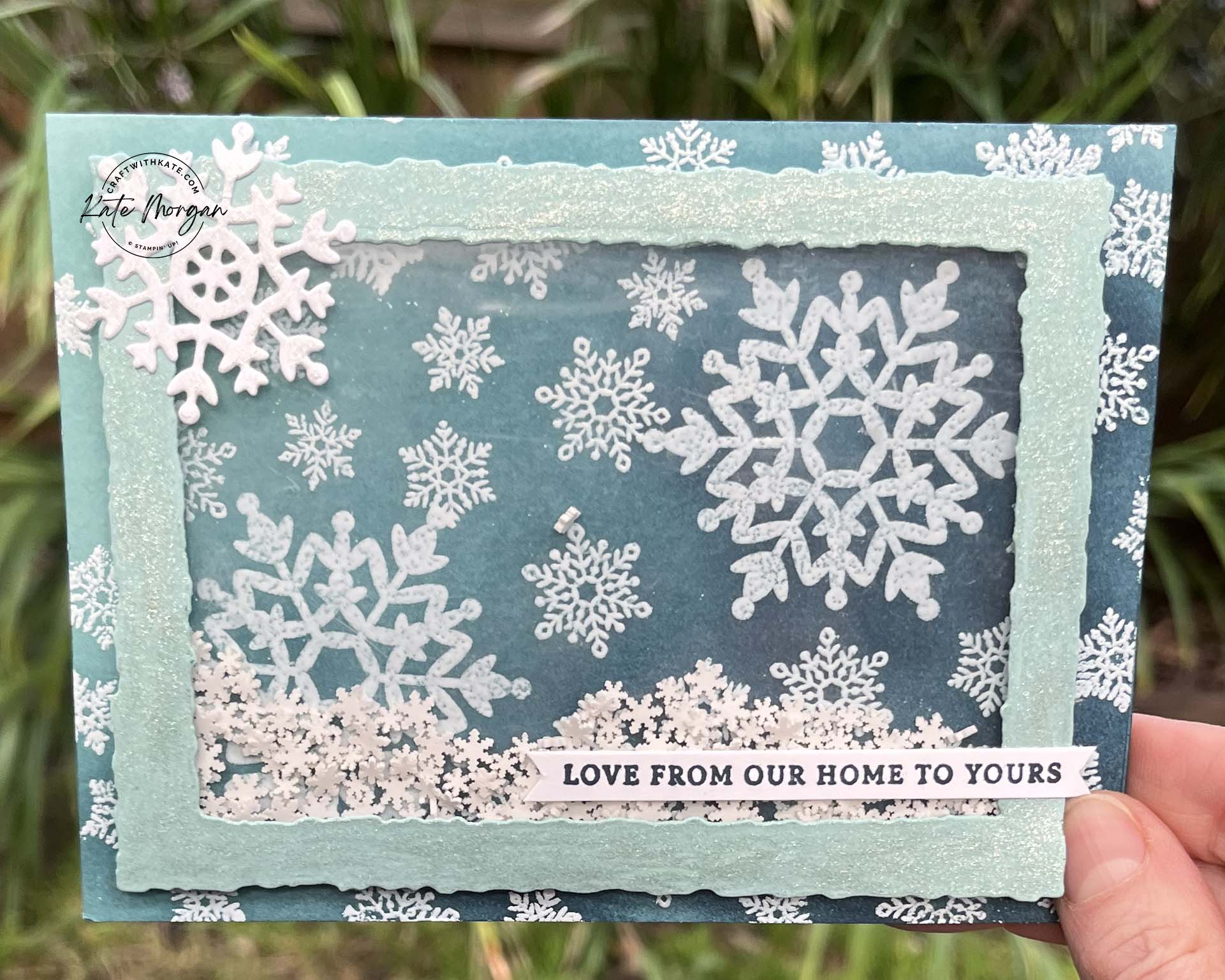 One of a Kind Shaker card Week 13 HOC by Kate Morgan, Stampin Up Australia 2024
